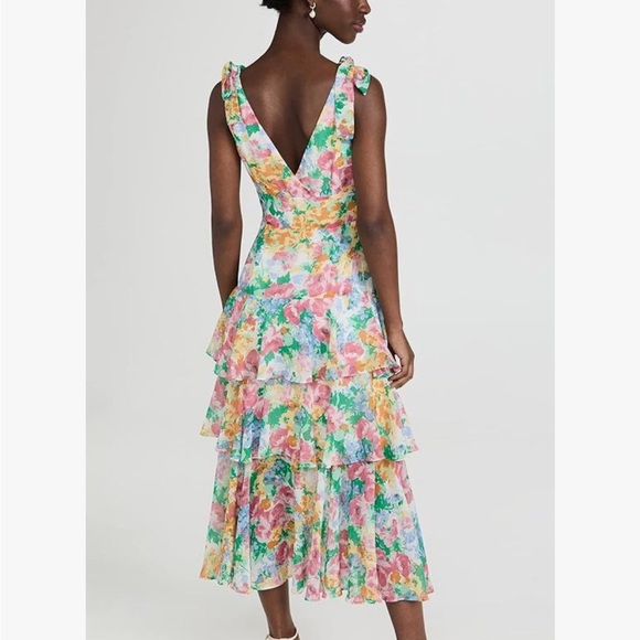 WAYF Floral Tiered Maxi Dress - Picture 2 of 4